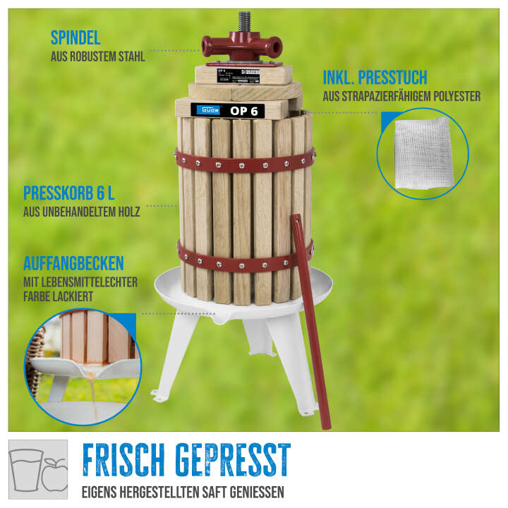 Güde Obstpresse OP 6 6 Liter